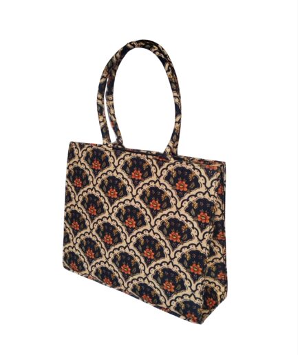 The Geometric Floral Tote