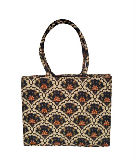 The Geometric Floral Tote