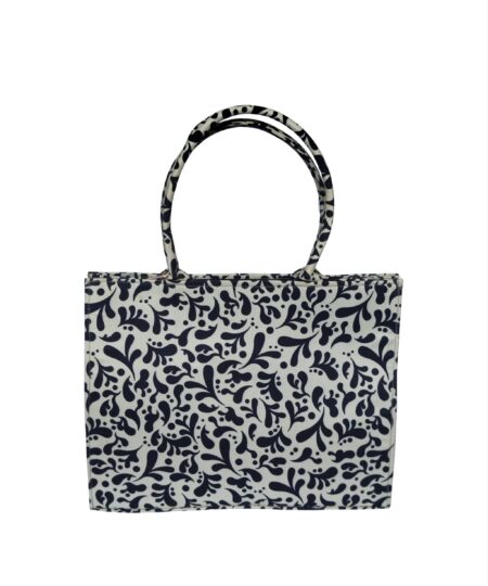 The Black & White Botanical Tote