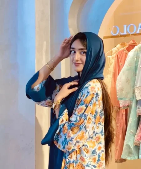 The Midnight Floral Abaya