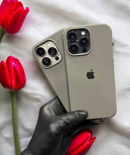 Modern Titanium Silicone Case