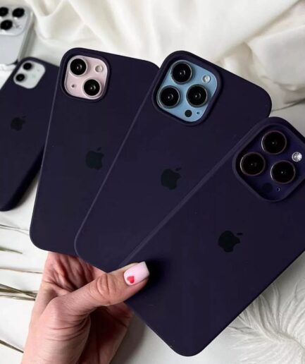 Sleek Dark Purple Silicone Case
