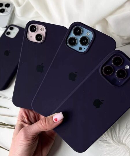 Sleek Dark Purple Silicone Case