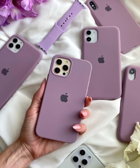 Elegant Lilac Silicone Case