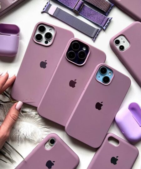 Elegant Lilac Silicone Case