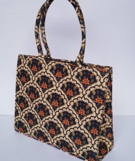 The Geometric Floral Tote