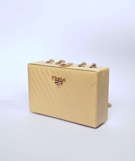 The Quilted Box Clutch