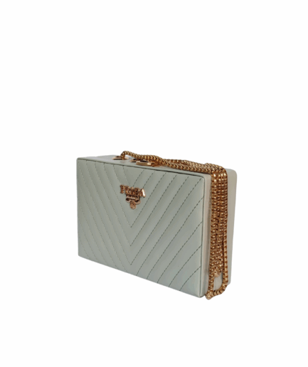 The Pale Green Box Clutch