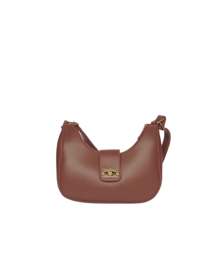 The Brown Half Moon Bag
