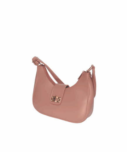 The Sleek Blush Half Moon Bag