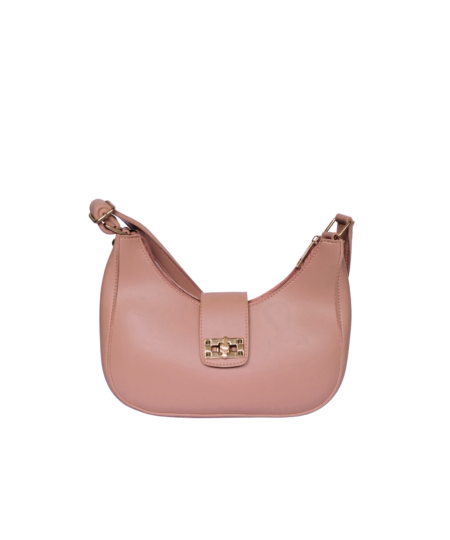 The Sleek Blush Half Moon Bag