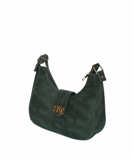 The Textured Half-Moon Bag