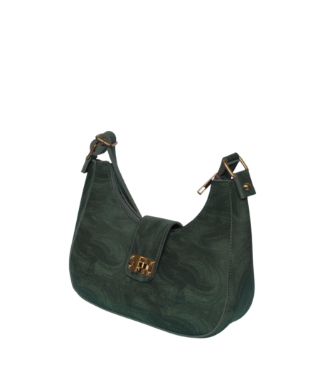 The Textured Half-Moon Bag