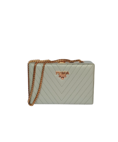 The Pale Green Box Clutch