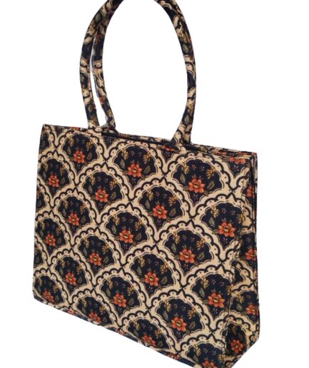 The Geometric Floral Tote