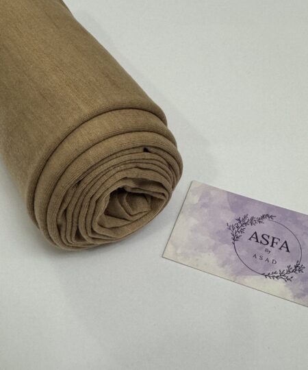 The Luxurious Caramel Brown Jersey Hijab