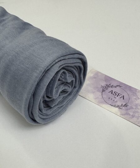 The Luxurious Slate Blue Jersey Hijab