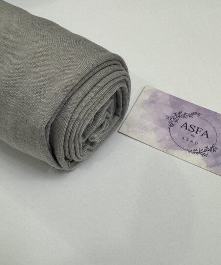 The Luxurious Light Heather Gray Jersey Hijab
