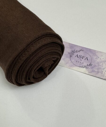 The Luxurious Deep Chocolate Brown Jersey Hijab