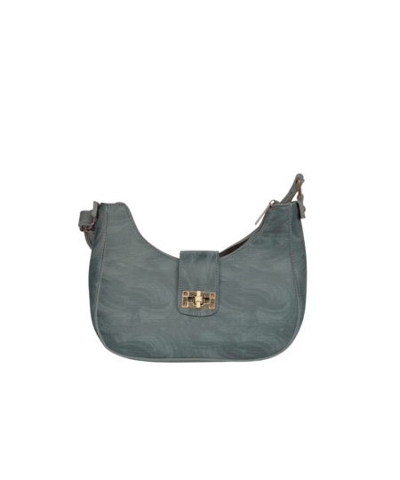 The Gray Half Moon Bag