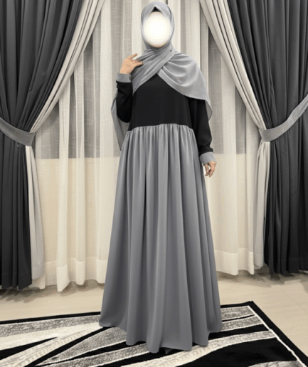 Two-Piece Frock Style Abaya