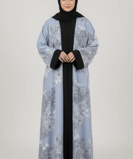 Floral Mist Abaya Set