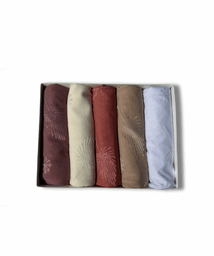 Embroidered Jersey Hijab