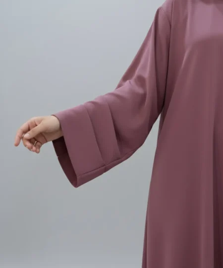 Dusty Rose Front Closed Abaya