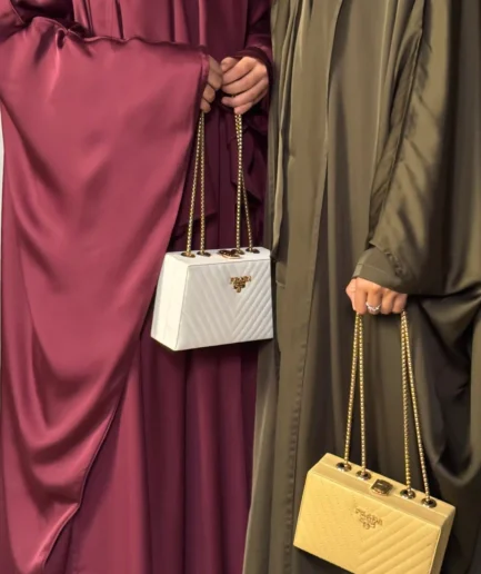 Luxury Silk 3-Piece Abaya Set