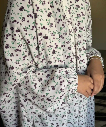 Floral Namaz Chadar for Women – Soft Crepe Fabric