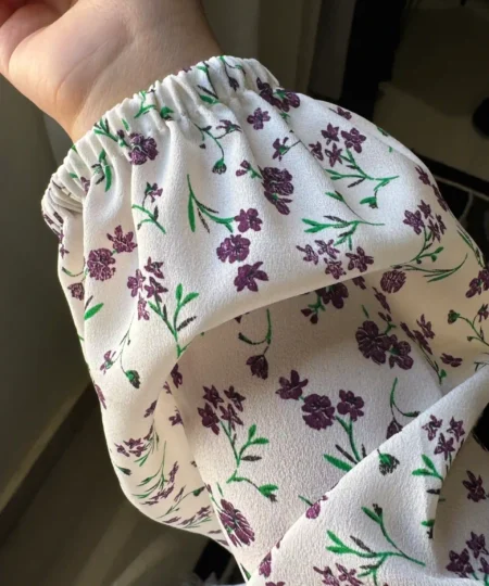 Floral Namaz Chadar for Women – Soft Crepe Fabric