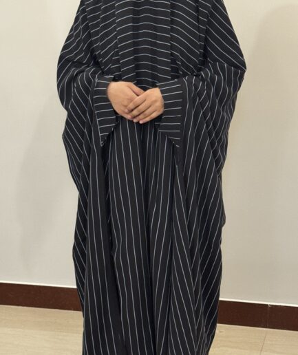 Winter Namaz Chadar for Women – Pinstripe Design (Lilan Fabric)