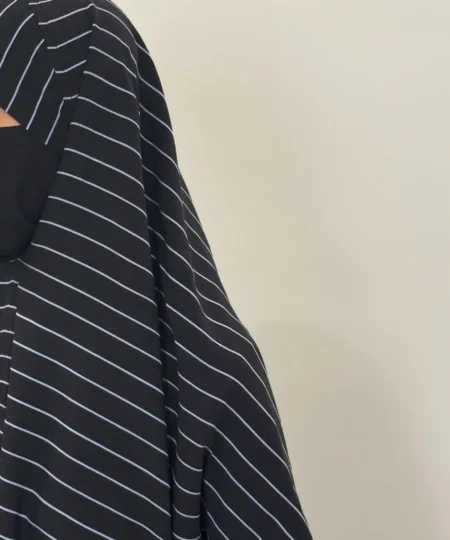 Winter Namaz Chadar for Women – Pinstripe Design (Lilan Fabric)